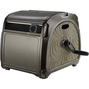 Giraffe Tools Metal Garden Hose Reel Box, Heavy Duty Storage Reel Hideaway, Green