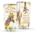 thumbnail image 1 of Giraffe Tumbler Giraffe Gifts Giraffe Mug 20oz Cute Animal Coffee Cup Giraffe Gifts For Giraffe Lovers, 1 of 6