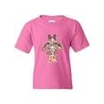 thumbnail image 1 of Giraffe Unisex Youth Kids T-Shirt Tee, 1 of 5