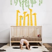 Giraffe Wall Decal - Scheme A