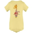 thumbnail image 1 of Giraffe With Clothes Bodysuit Infant -Image by Shutterstock,  24 Months, 1 of 4