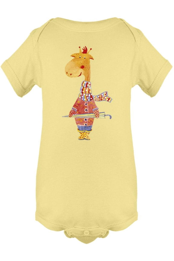 Giraffe With Clothes Bodysuit Infant -Image by Shutterstock,  Newborn