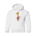 thumbnail image 1 of Giraffe With Clothes Hoodie Juniors -Image by Shutterstock,  Large, 1 of 4