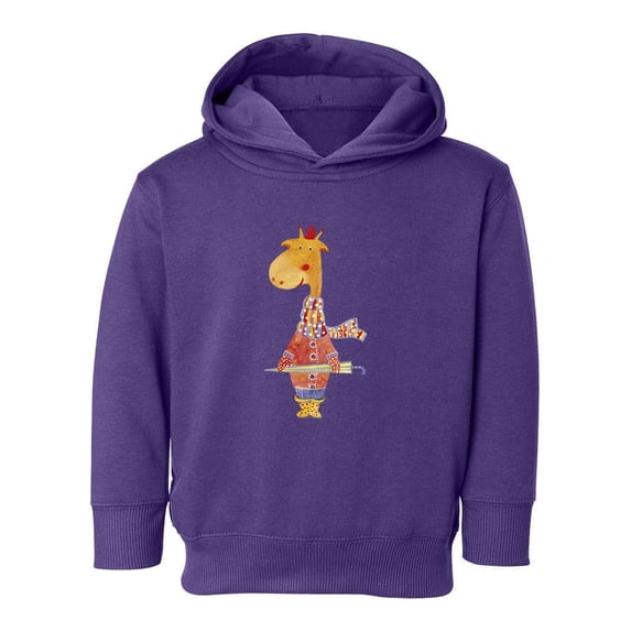 Giraffe With Clothes Hoodie Toddler -Image by Shutterstock, 2 Toddler