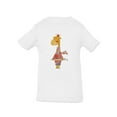 thumbnail image 1 of Giraffe With Clothes T-Shirt Infant -Image by Shutterstock,  12 Months, 1 of 4
