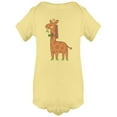 thumbnail image 1 of Giraffe With Tie Bodysuit Infant -Image by Shutterstock,  6 Months, 1 of 4