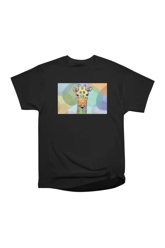 Giraffe by Marian Nixon Paintings T-Shirt Tee Gift For Him Merch For Her Apparel For Frien