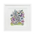 thumbnail image 1 of Giraffe in Midst of Flowers White Framed Print Under Glass, design by Cecilia Battaini, 1 of 10