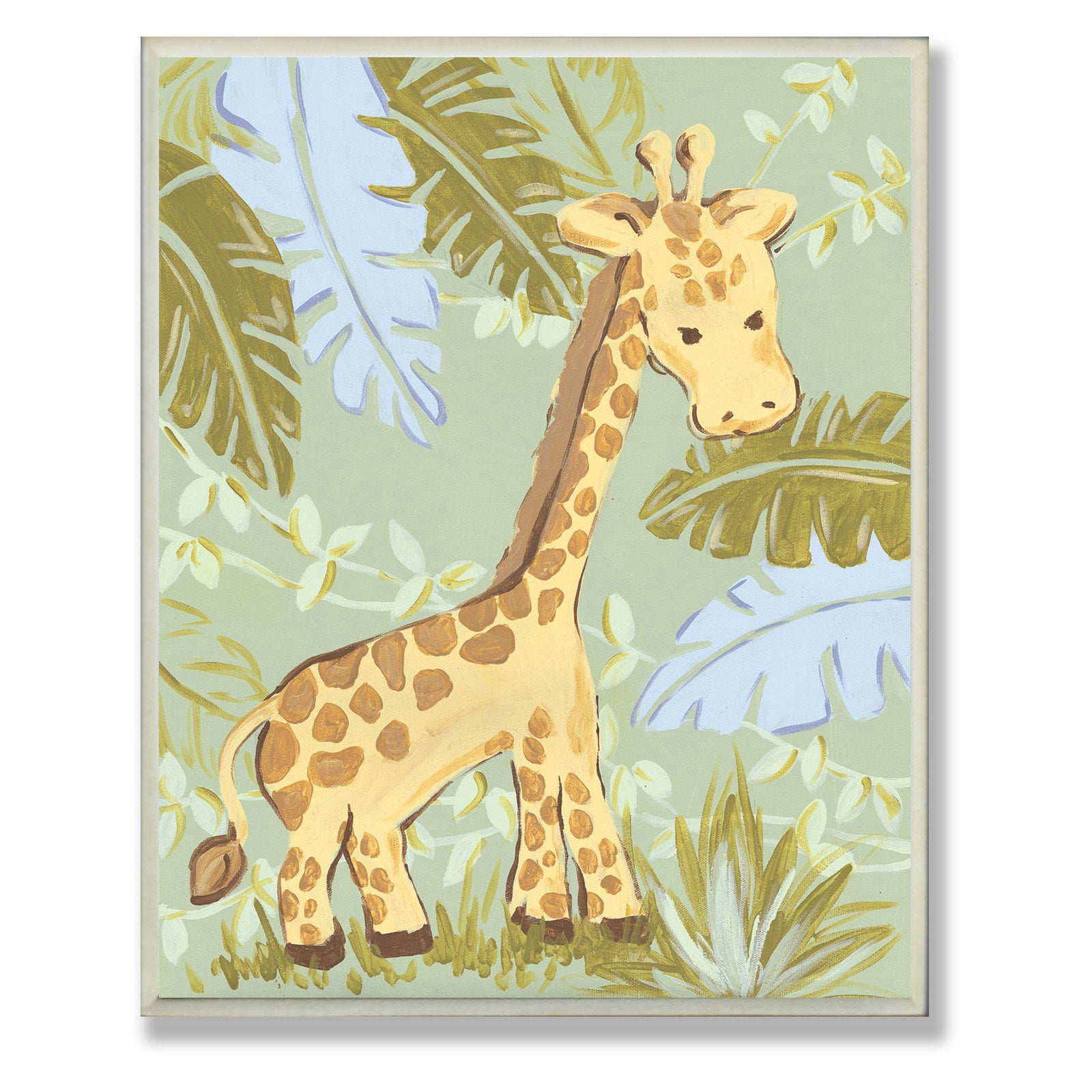 Giraffe in the Jungle Oversized Wall Plaque Art, 12.5 x 0.5 x 18.5