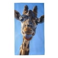 Giraffe playful tongue Microfiber Towels SkinFriendly and Water