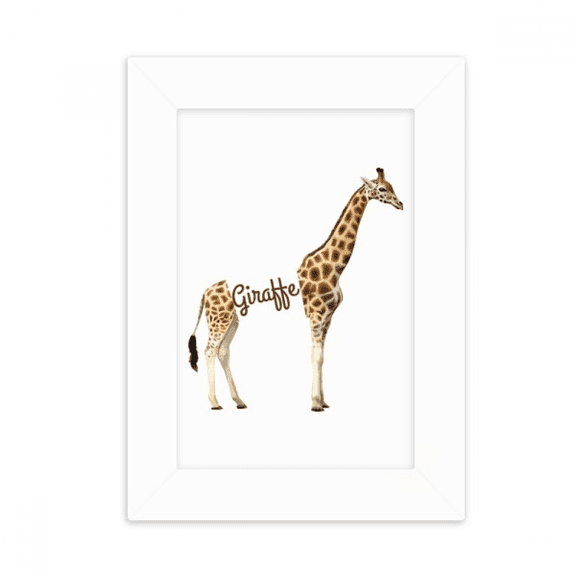 Giraffe's Height Stature Neck Desktop Photo Frame Picture Display Decoration Art Painting