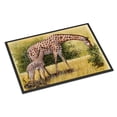 thumbnail image 1 of Giraffes by Daphne Baxter Door Mat, 1 of 4