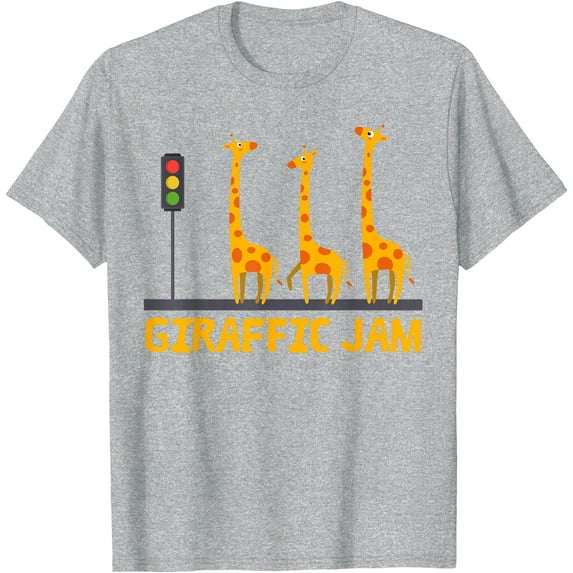Giraffic Jam Who Loves Animal Softstyle Unisex T-Shirt,Sport Grey Color,Size XL