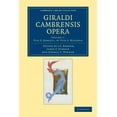 thumbnail image 1 of Giraldi Cambrensis Opera - Volume 7, (Paperback), 1 of 1