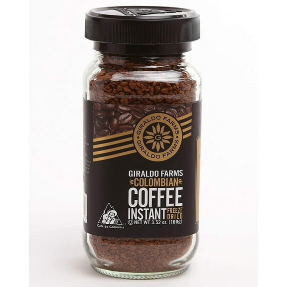 Giraldo Farms Colombian Instant Freeze Dried Coffee, 3.5 Oz.