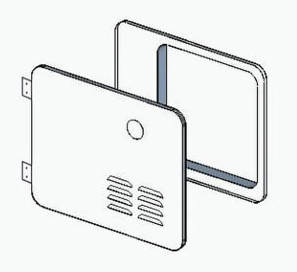 Girard 2022107537 Door Kit for GSWH-2 New Installations and Atwood 6-Gallon Water Heater - 16", Polar White