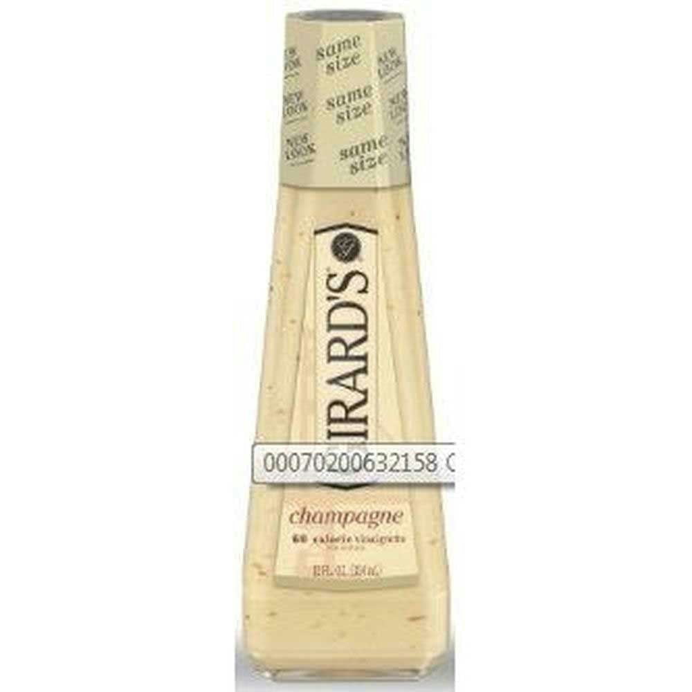 girard's champagne dressing Girards Vinaigrette 12 oz  California Ranch Market Regular Champagne Dressing Girard's Champagne Vinaigrette Salad Dressing,