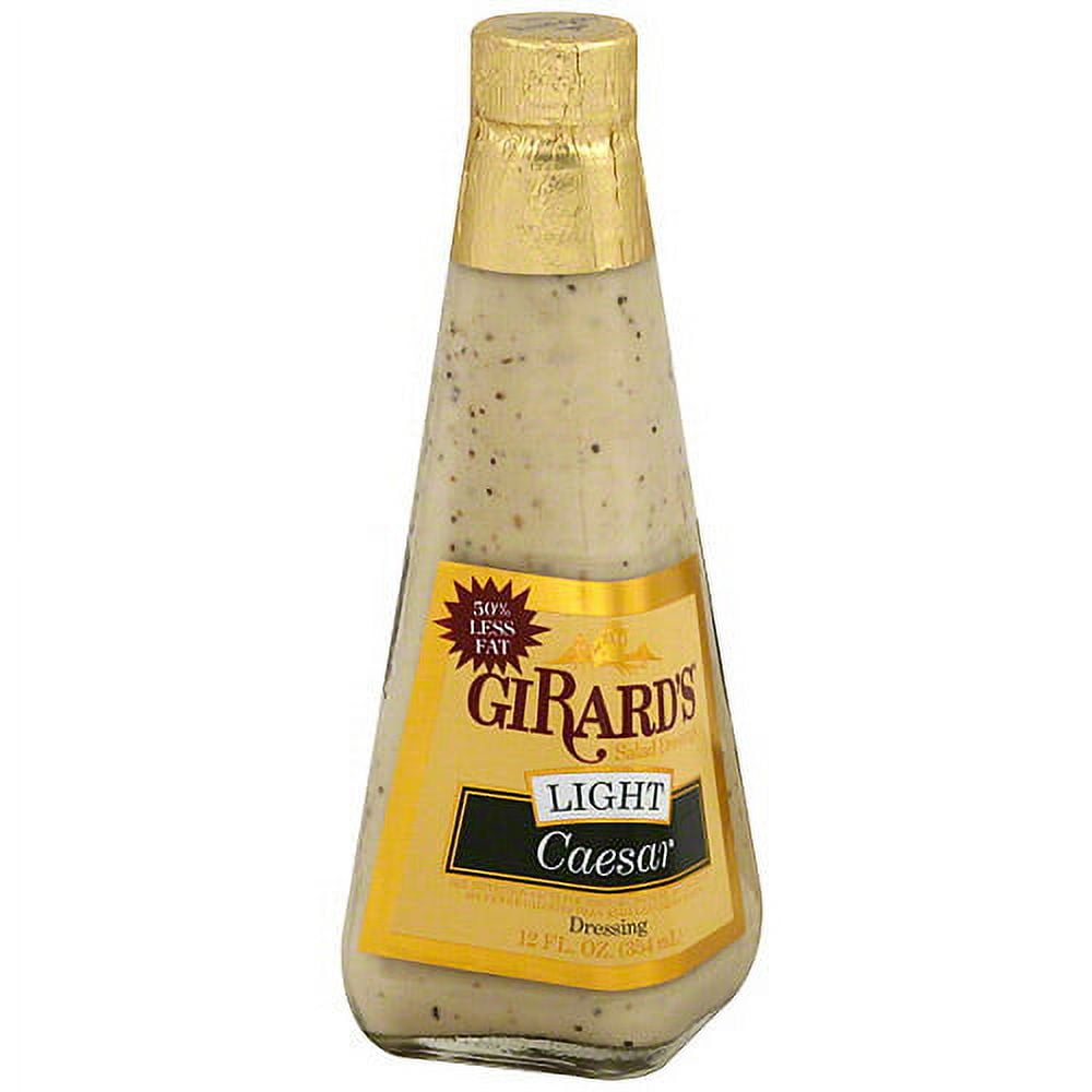 Girard's Light Caesar Dressing, 12 oz (Pack of 6)