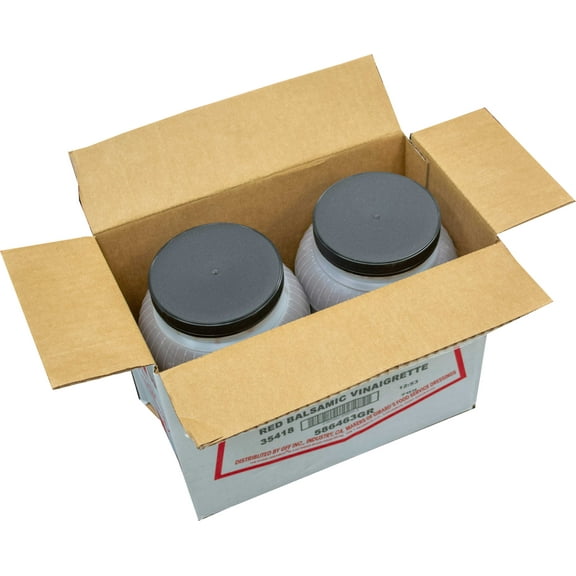 Girards Dressing Au Naturel Red Balsamic Vinaigrette Dressing, 1 Gallon -- 2 per case.