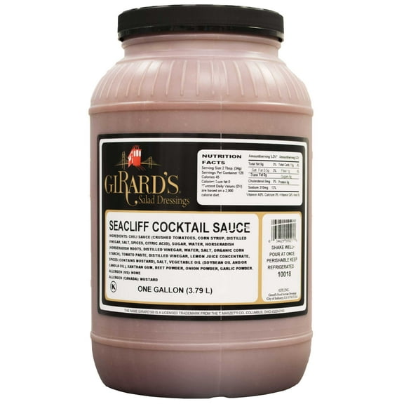Girards Dressing Au Naturel Seacliff Cocktail Sauce, 1 Gallon -- 2 per case.