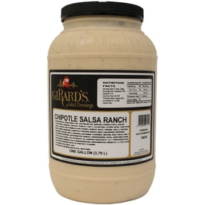 Girards Dressing Chipotle Salsa Ranch Dressing, 1 Gallon -- 2 per case.
