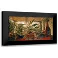 thumbnail image 1 of Giraud, Charles 24x15 Black Modern Framed Museum Art Print Titled - Veranda de la Princesse Mathil, 1 of 5