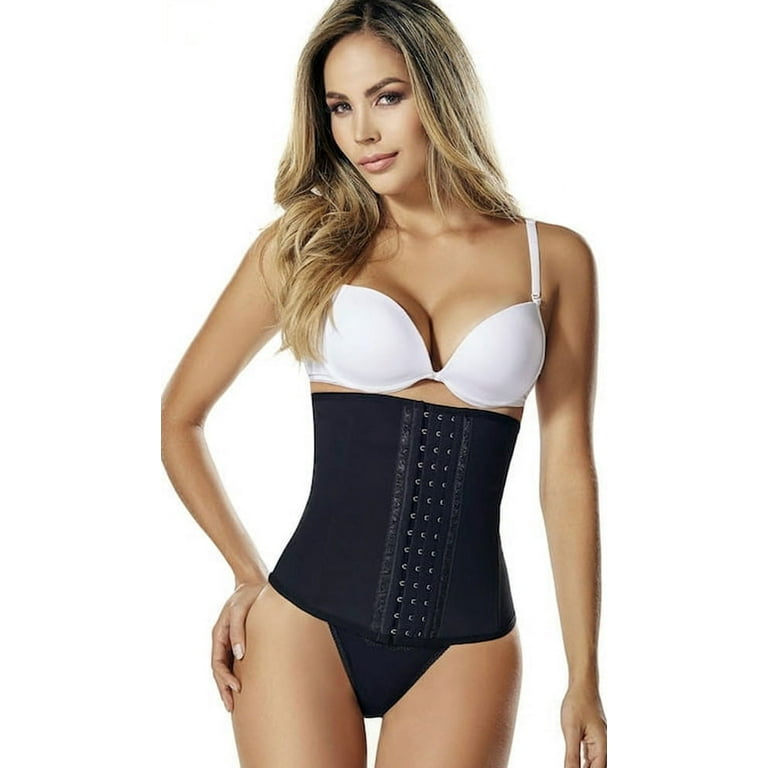 Girdle Faja Premium Shapewear Fajas Para Adelgazar y Reducir Corset 3 hook position Waist Cincher natural latex fully lined with a strong but soft fabric Walmart