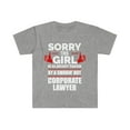 thumbnail image 1 of Girl Already taken by hot Corporate Lawyer Soulmate Unisex T-shirt S-3XL, 1 of 2