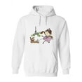 thumbnail image 1 of Girl And Dog In Paris Hoodie Women -SPIdeals Designs, Female Large, 1 of 4