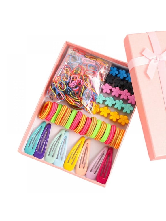 Girl Baby Summer Small Flower Catch Clip BB Clip Girl Hair Rope Rubber Band Hair Accessories Set
