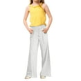 thumbnail image 1 of Girl Baggy Sweatpants Teen Wide Leg Loose Fit Swea𝐭 Pants High Waisted Drawstring Athletic Joggers Kids Oversized Trousers, 1 of 5
