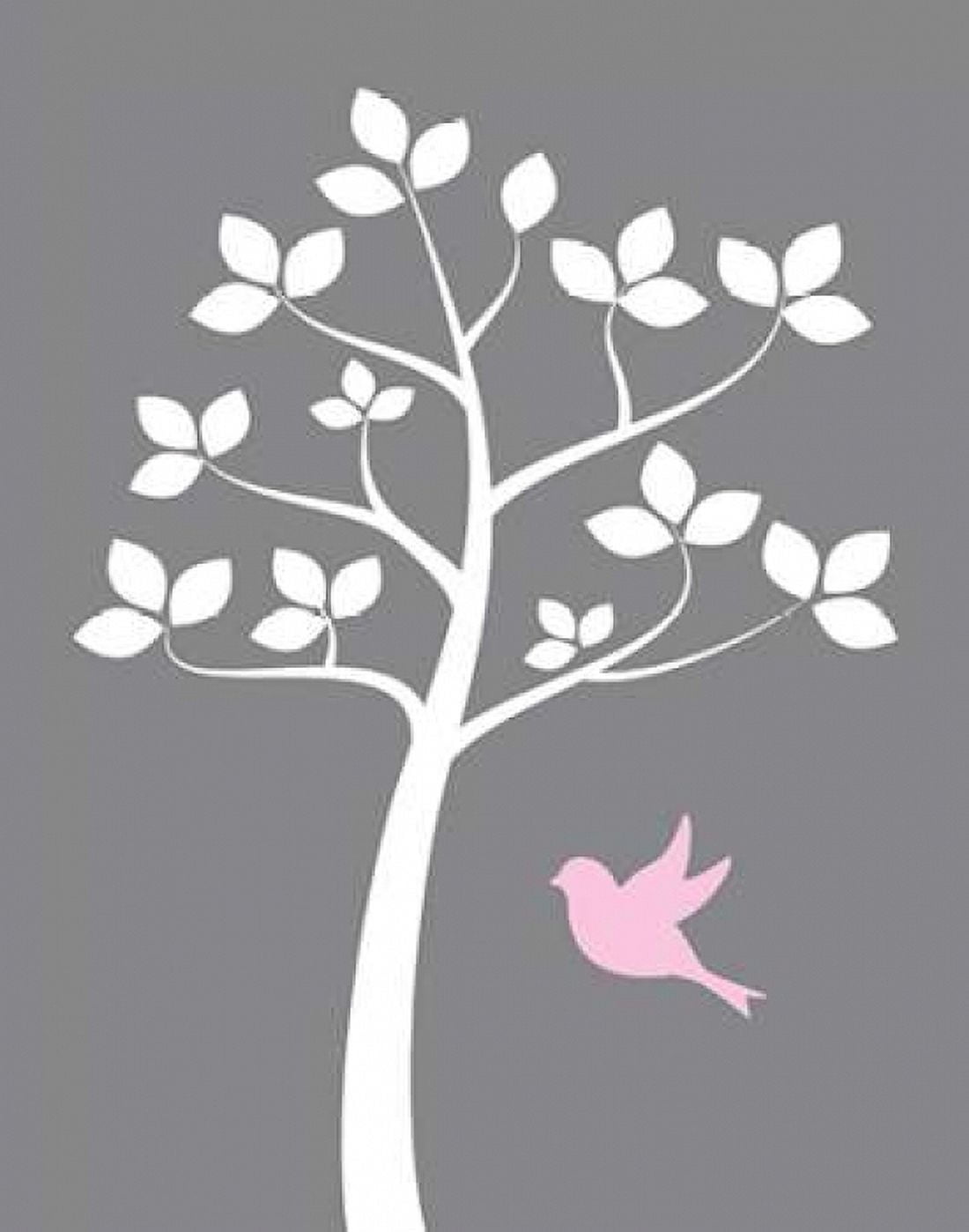 Girl Bird Tree Canvas Art - Tamara Robinson (22 x 28)