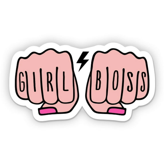 Girl Boss - 12" Vinyl Sticker Waterproof Decal