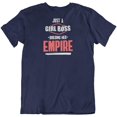 thumbnail image 1 of Girl Boss Building Empire T-Shirt Gift for Boss Lady and Women with Businesses Navy, 1 of 7
