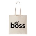 thumbnail image 1 of Girl Boss, Girlboss Cotton Canvas Re-Usable Shopping & Carry-All Tote Bag, 1 of 3