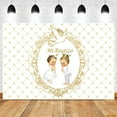 thumbnail image 1 of Girl Boy First Holy Communion Backdrop Christing Baptism Party Cross Baby Shower Photography Background Photo Studio Props, 1 of 5