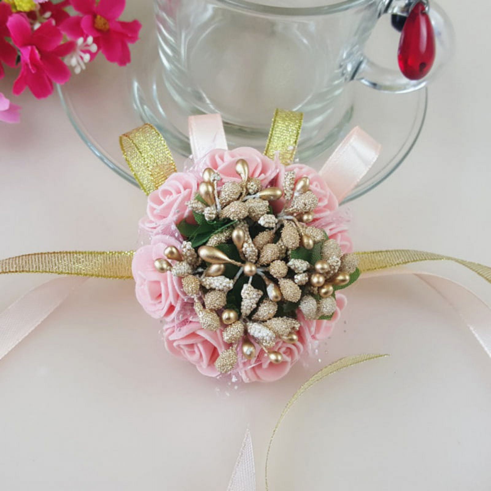 Amazon.com: AJOYEGG Wrist Corsage Wristlet Band Bracelet: Set of 6 Corsage  Flower for Women Bride Bridesmaid Wedding Prom(Burnt Orange) : Clothing,  Shoes & Jewelry