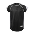 thumbnail image 1 of Girl Brushback Jersey, Black - Large, 1 of 1