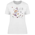thumbnail image 1 of Girl Catching Butterflies Hbd T-Shirt Women -Image by Shutterstock, Female x-Large, 1 of 2