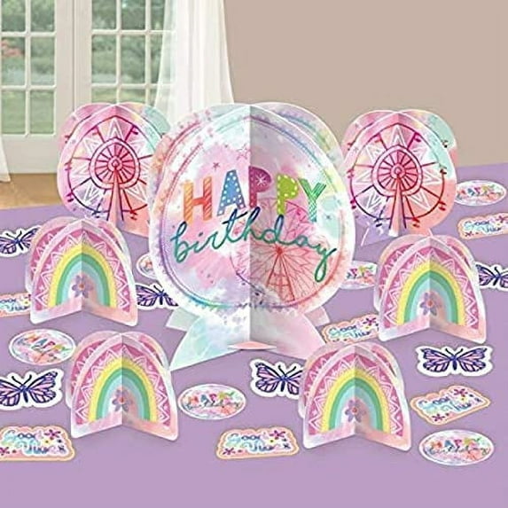Girl-Chella Circus Birthday Party Table Decorating Kit