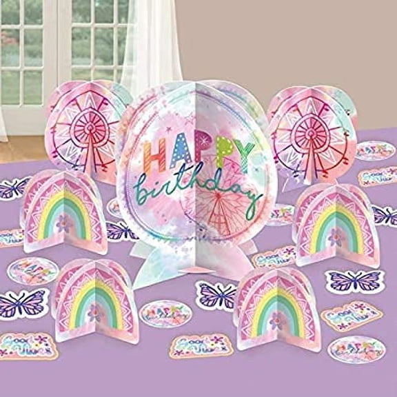 Girl-Chella Circus Birthday Party Table Decorating Kit