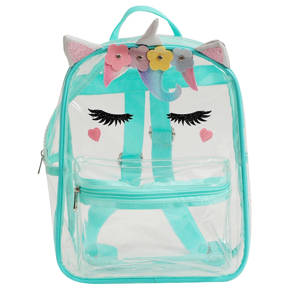 Girl Clear Unicorn Backpack Cute Unicorn Backpack Cartoon Unicorn