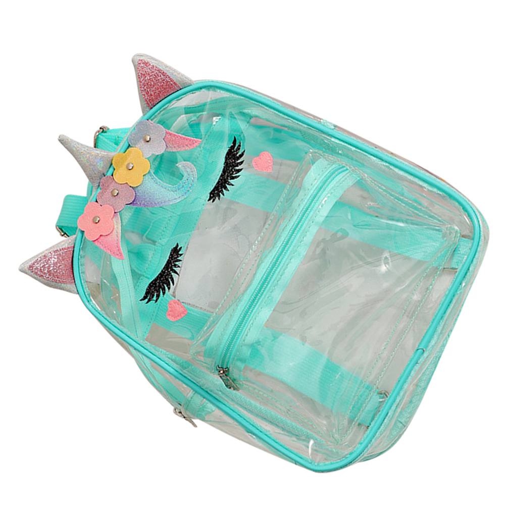 Girl Clear Unicorn Backpack Cute Unicorn Backpack Cartoon Unicorn