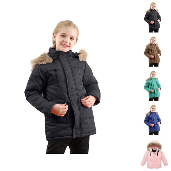Girl Clothes Girls Jacket Kids Toddler Baby Girls Cartoon Print Long Sleeve Coat Tops Clothes
