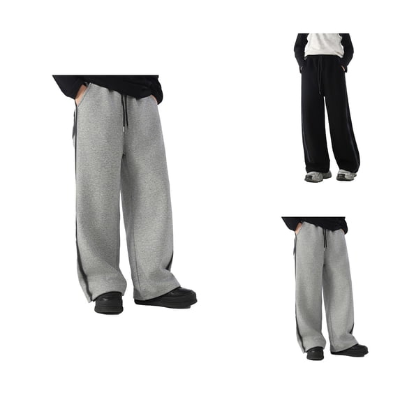 Girl Clothes Girls' Solid Joggers Children's Sweatpants Cargo Square Pocket Solid Color Casual Pants With Elastic