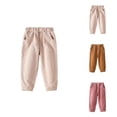 thumbnail image 1 of Girl Clothes Pants Girls Girls Corduroy Pants For Toddler Kids Soft Comfortable Casual Long Pants With Elastic Waist For Everyday Wear And Outdoor Activities, 1 of 5