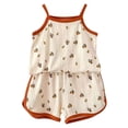 thumbnail image 1 of Girl Clothes Summer Outfit Bows Ruffle Tank Tops Shirts + Ruffled Short Set 12 18 24 Month 2T 3T Toddler Girl Clothes Summer, 1 of 7