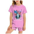 thumbnail image 1 of Girl Clothes Summer Outfits, Sleeveless Tank Top + Shorts 2Pcs Cute Baby Girls Clothing Set 1-7T Girls Summer Set 2-12 Years,6-7 Years, 1 of 7