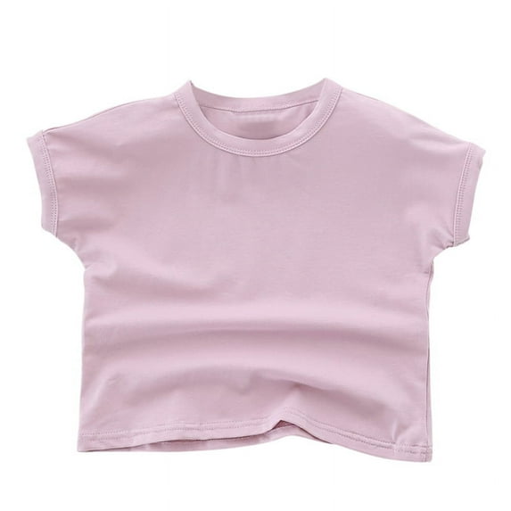Girl Clothing Summer Solid Crop Top for Girls