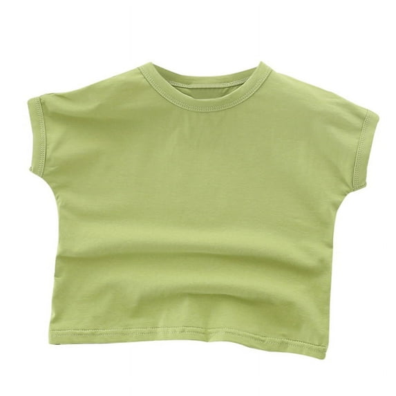 Girl Clothing Summer Solid Crop Top for Girls